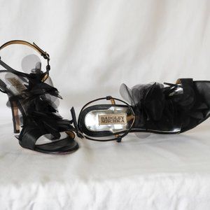 Black Badgley Mischka Ankle Strap Sandal